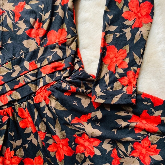 Flowering short romper with  long sleeve - Picture 5 of 5